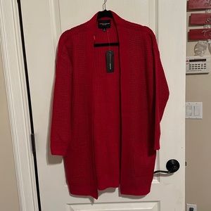 Ambiance Apparel size S red cardigan